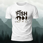 FISH ON Printed Casual Premium Cotton T-Shirt