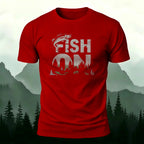 FISH ON Printed Casual Premium Cotton T-Shirt