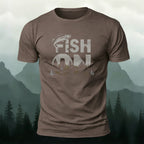 FISH ON Printed Casual Premium Cotton T-Shirt