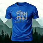 FISH ON Printed Casual Premium Cotton T-Shirt