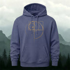Cotton Made Golden Ratio Geometric Print Hoodie