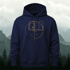 Cotton Made Golden Ratio Geometric Print Hoodie