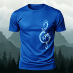 Musical Note Print Casual Soft Cotton T-Shirt