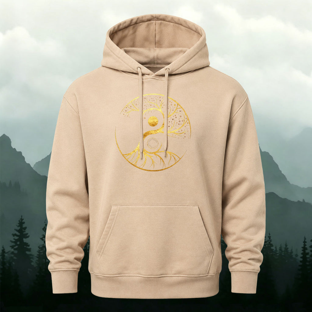 Cotton Made Tree of Life Print Hoodie
