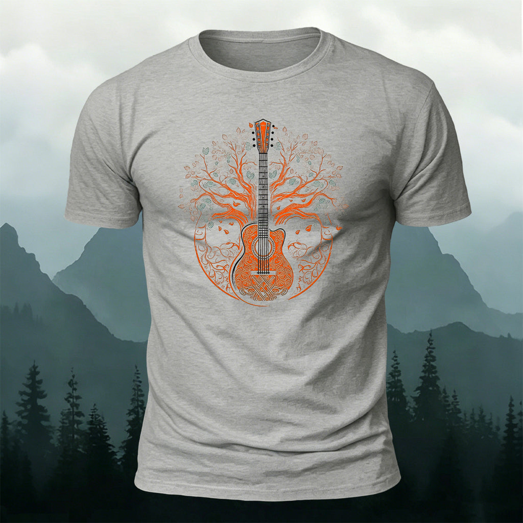 Music of Life Printed Casual Premium Cotton T-Shirt