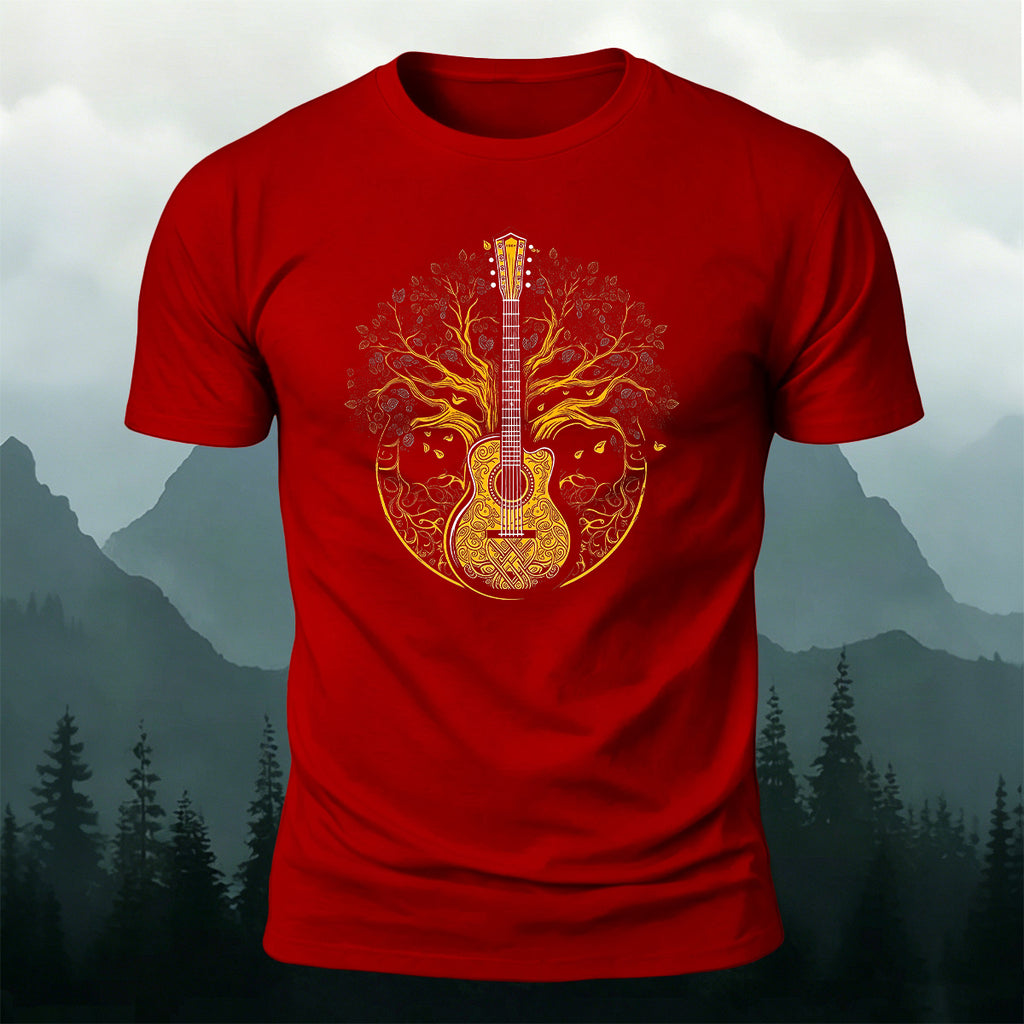 Music of Life Printed Casual Premium Cotton T-Shirt