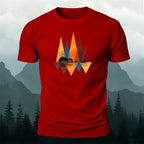 Art Forest Print Casual Cotton T-Shirt
