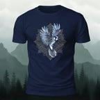 Celtic Totem Print Casual Premium Cotton T-Shirt