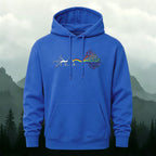 Cotton Made Creative Rainbow Tree Print Hoodie