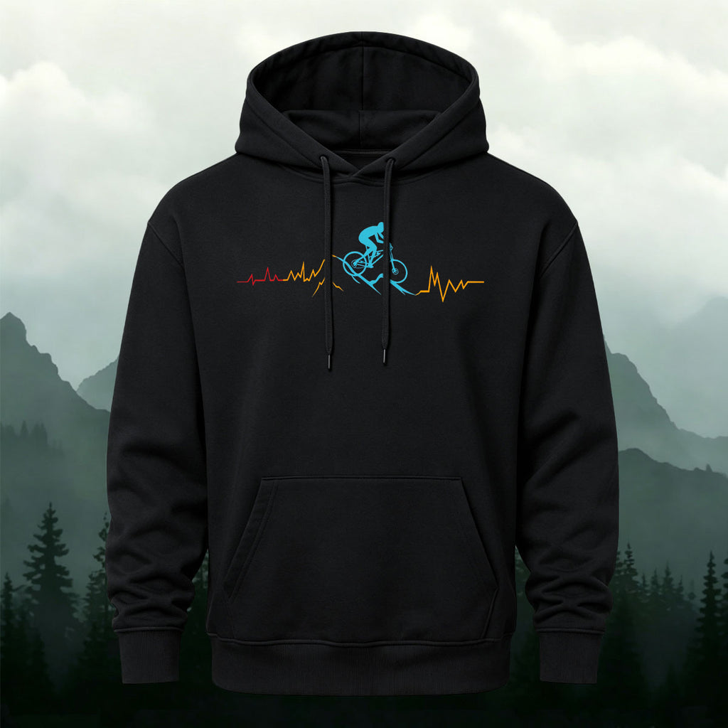 Cotton Made Cycling Heartbeat Hoodie