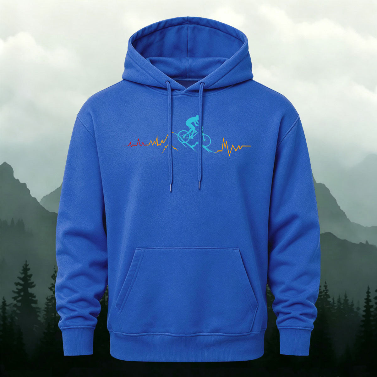 Cotton Made Cycling Heartbeat Hoodie