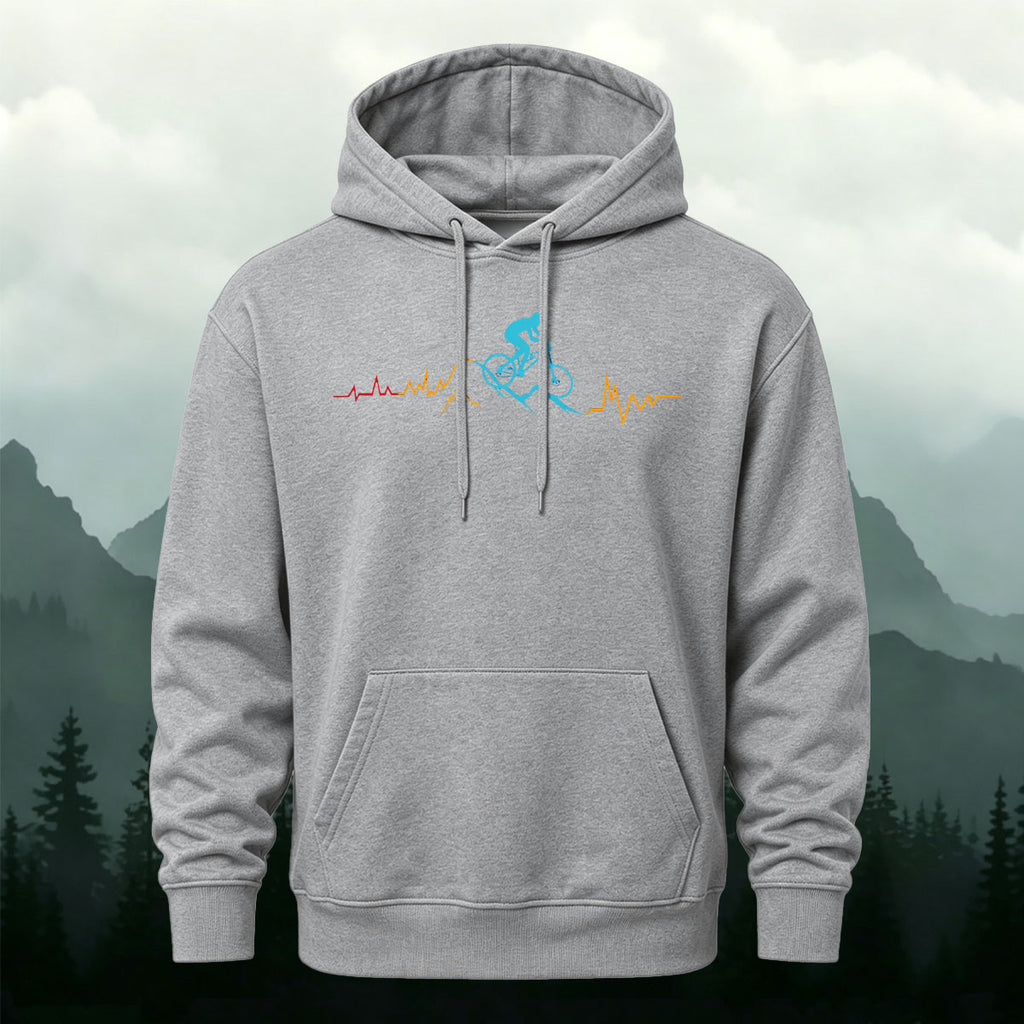 Cotton Made Cycling Heartbeat Hoodie