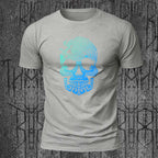 Cool Skull-Print Casual 100% Cotton T-Shirt