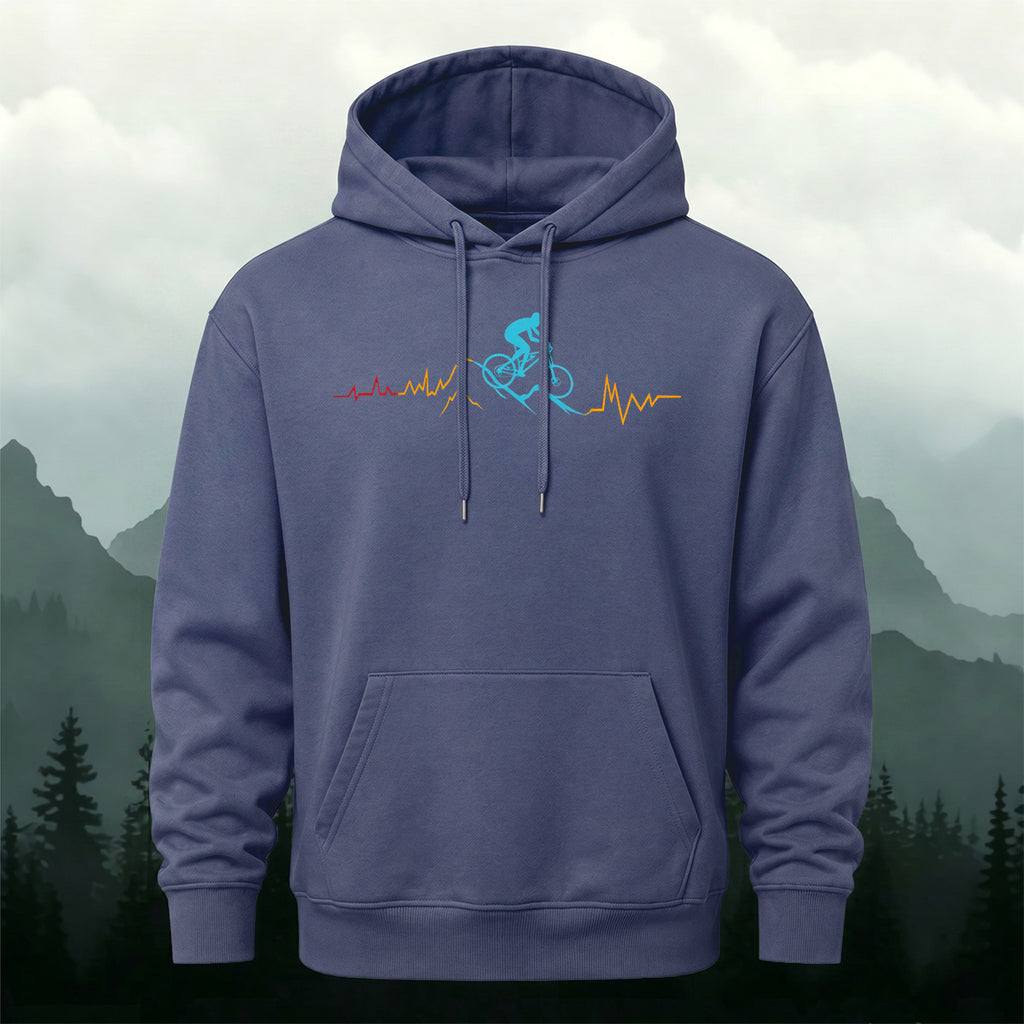 Cotton Made Cycling Heartbeat Hoodie