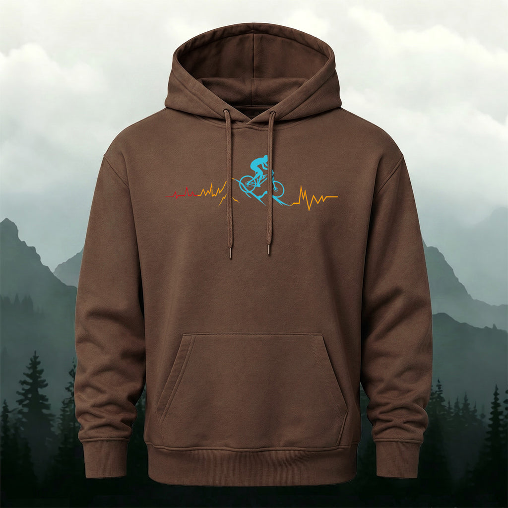 Cotton Made Cycling Heartbeat Hoodie