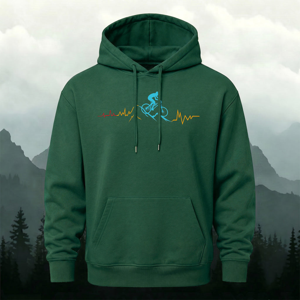 Cotton Made Cycling Heartbeat Hoodie