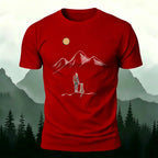 Hiking Buddy Printed Casual Soft Cotton T-Shirt