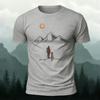 Hiking Buddy Printed Casual Soft Cotton T-Shirt