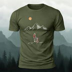 Hiking Buddy Printed Casual Soft Cotton T-Shirt