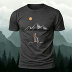 Hiking Buddy Printed Casual Soft Cotton T-Shirt