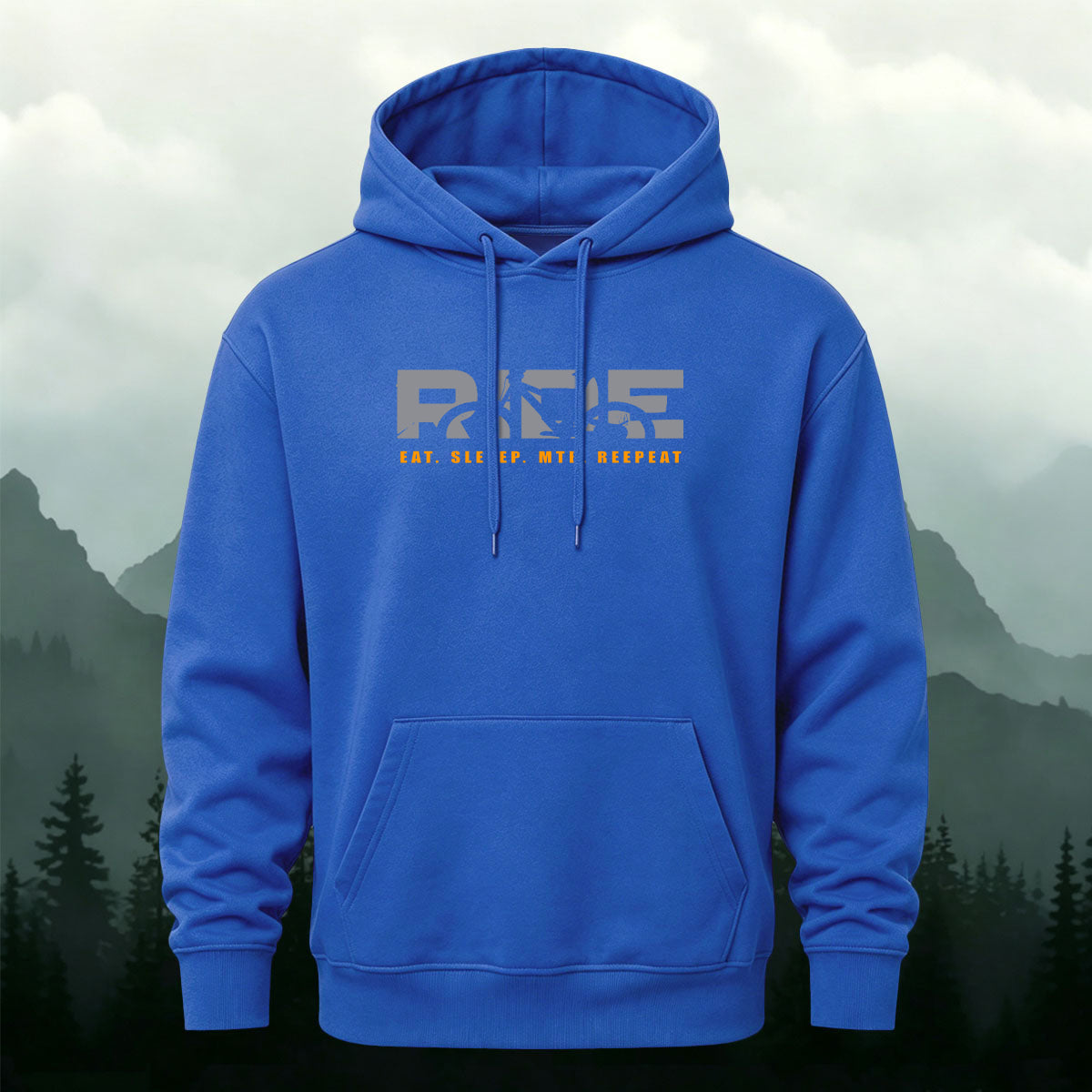 Cotton Made Creative Ride Letter Print Hoodie