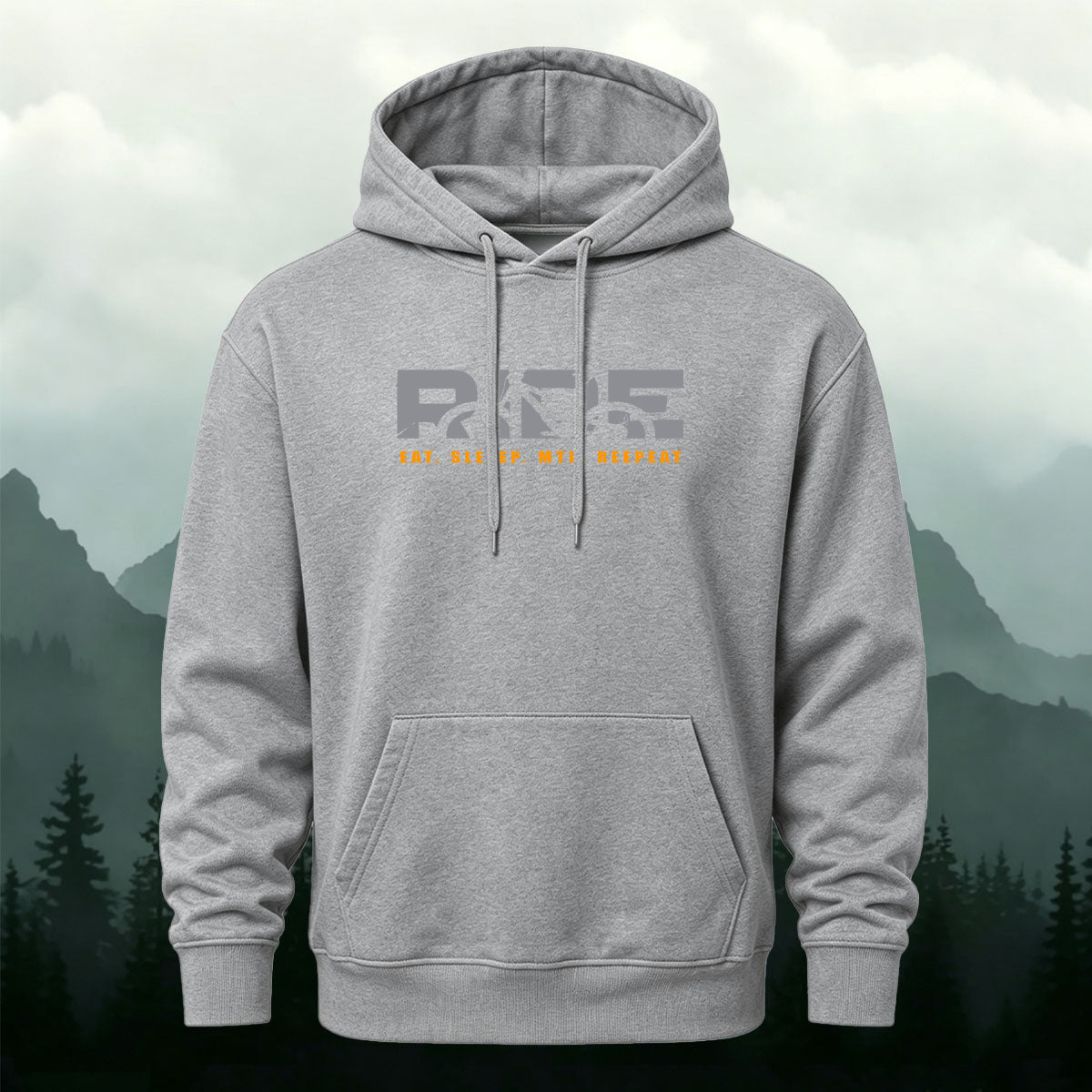 Cotton Made Creative Ride Letter Print Hoodie