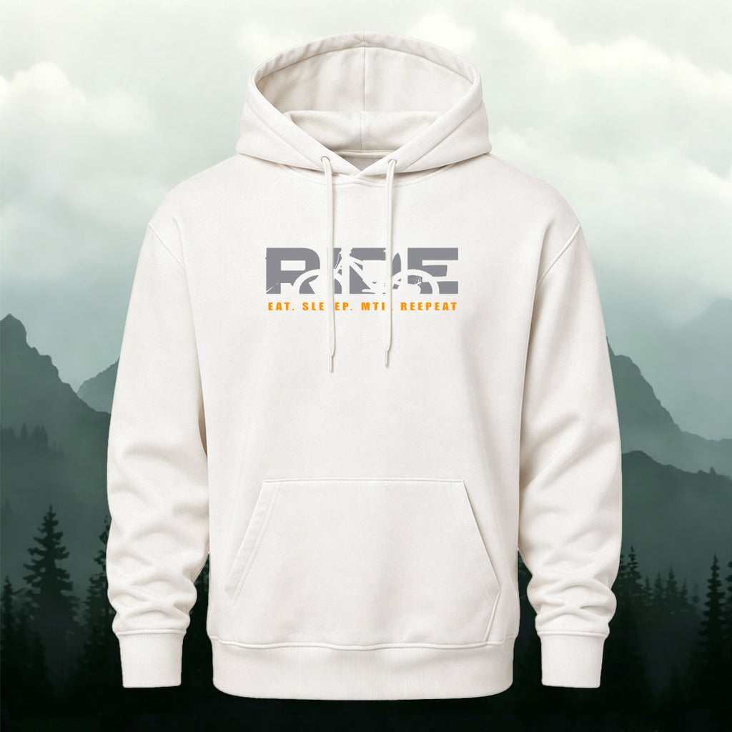 Cotton Made Creative Ride Letter Print Hoodie