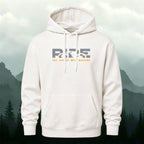 Cotton Made Creative Ride Letter Print Hoodie
