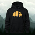 Cotton Made Alien Spaceship Print Hoodie