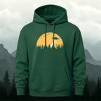 Cotton Made Alien Spaceship Print Hoodie