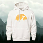 Cotton Made Alien Spaceship Print Hoodie