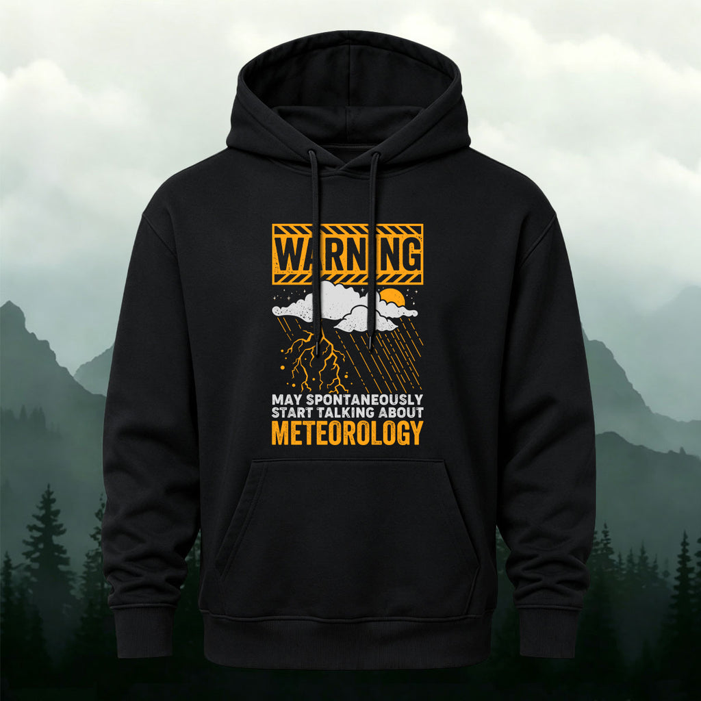 Cotton Made Weather Print Hoodie