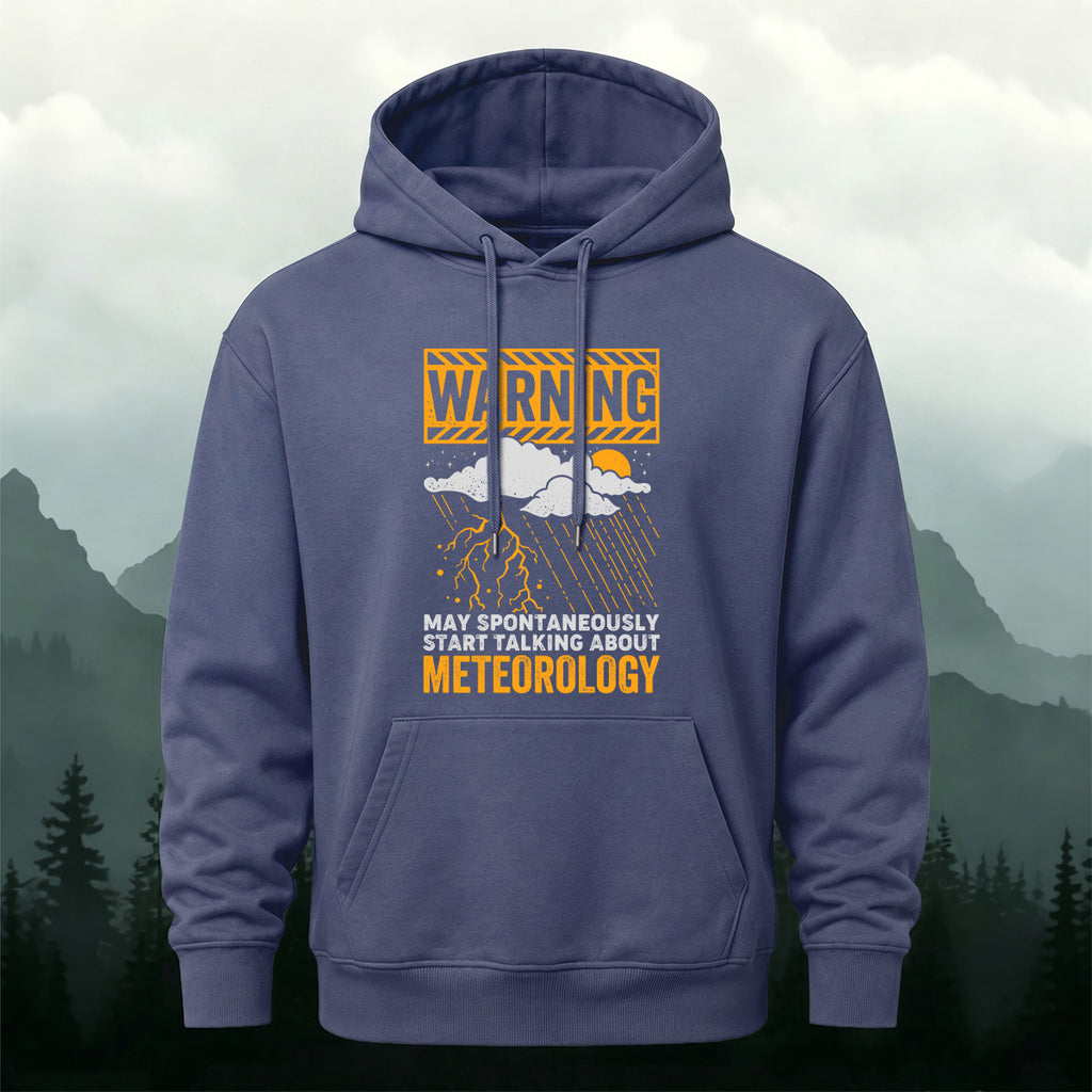 Cotton Made Weather Print Hoodie