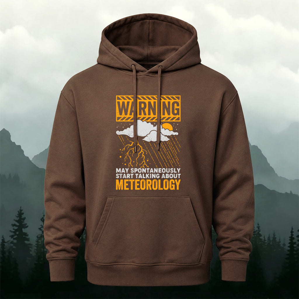 Cotton Made Weather Print Hoodie