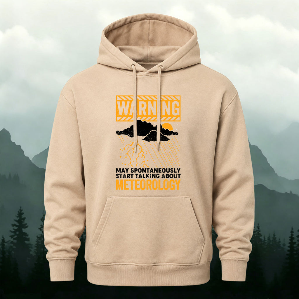 Cotton Made Weather Print Hoodie
