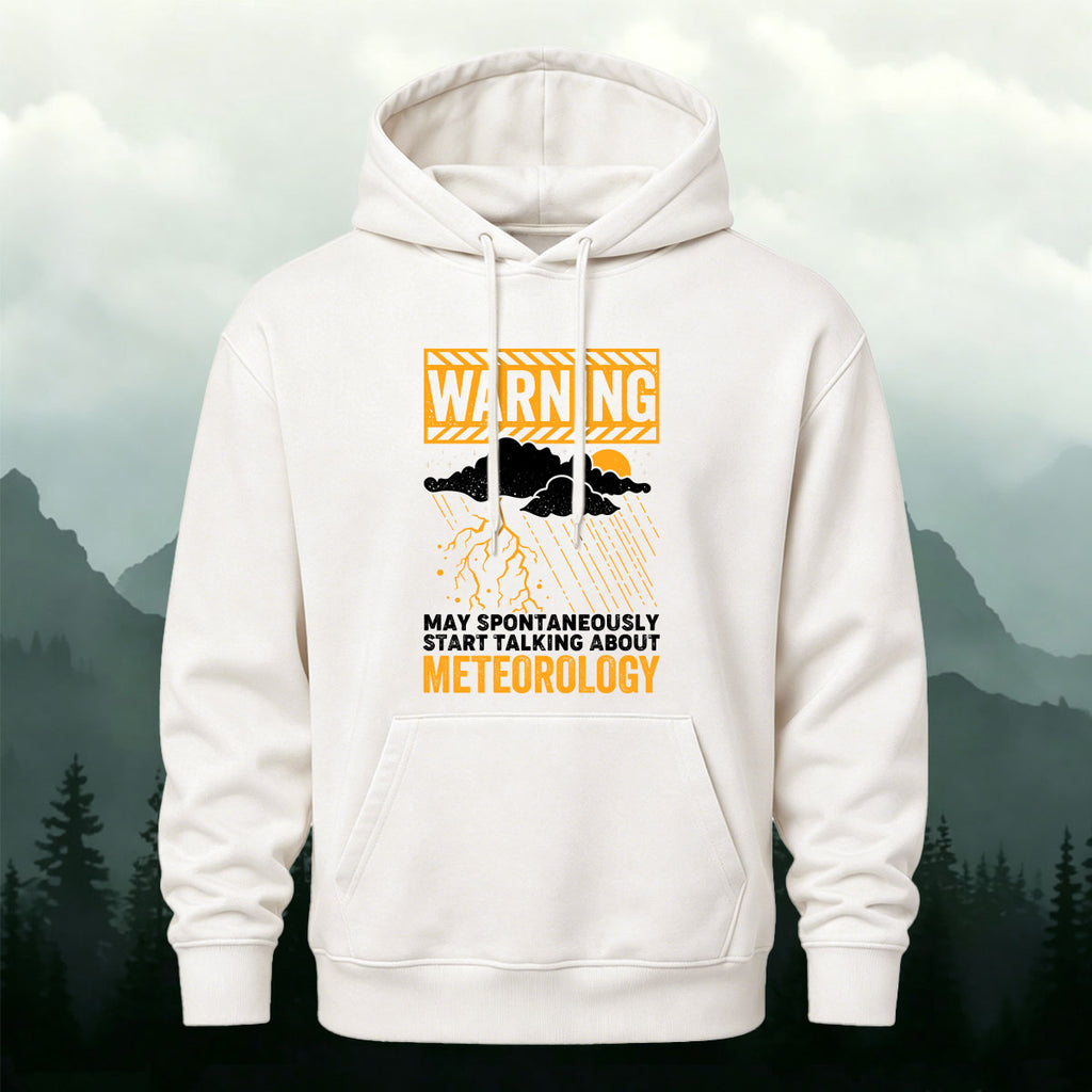 Cotton Made Weather Print Hoodie