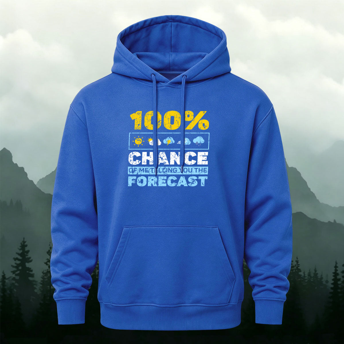 Cotton Made Meteorology Print Hoodie