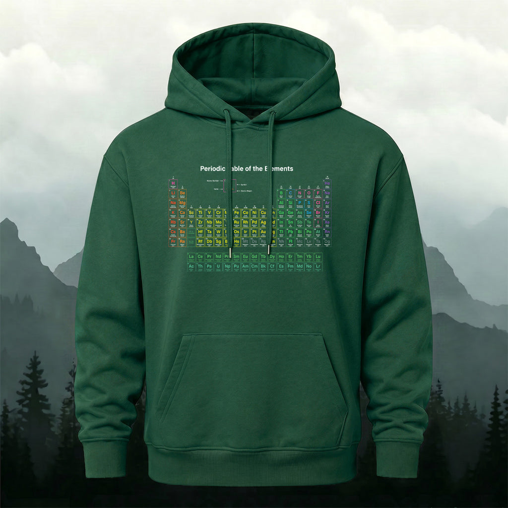 Cotton Made Periodic Table of Elements Hoodie