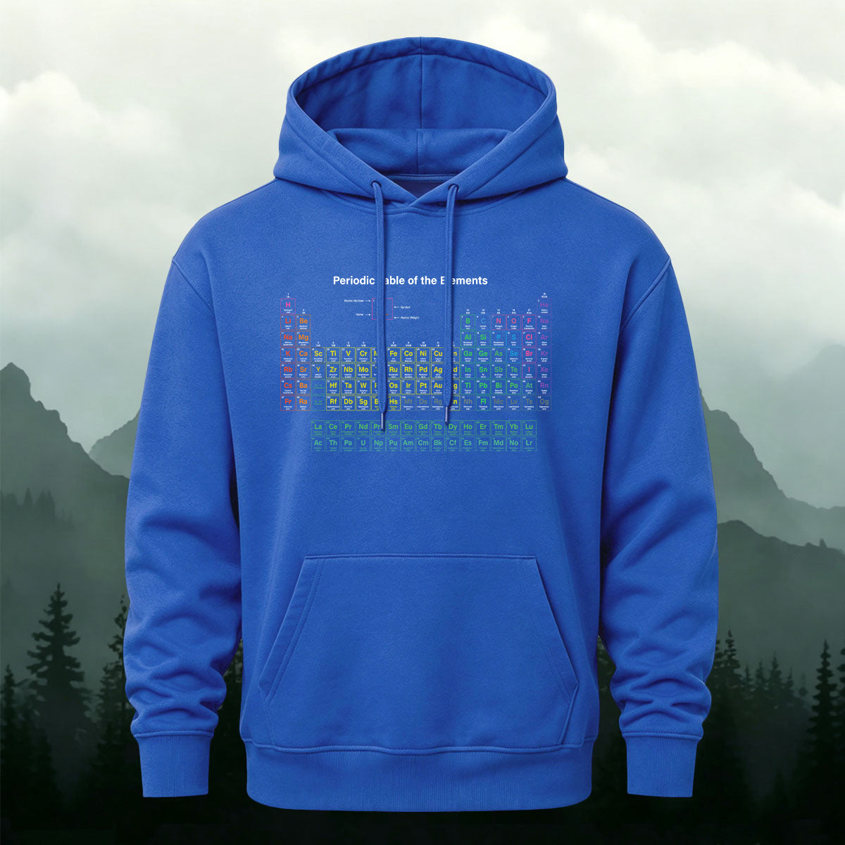 Cotton Made Periodic Table of Elements Hoodie