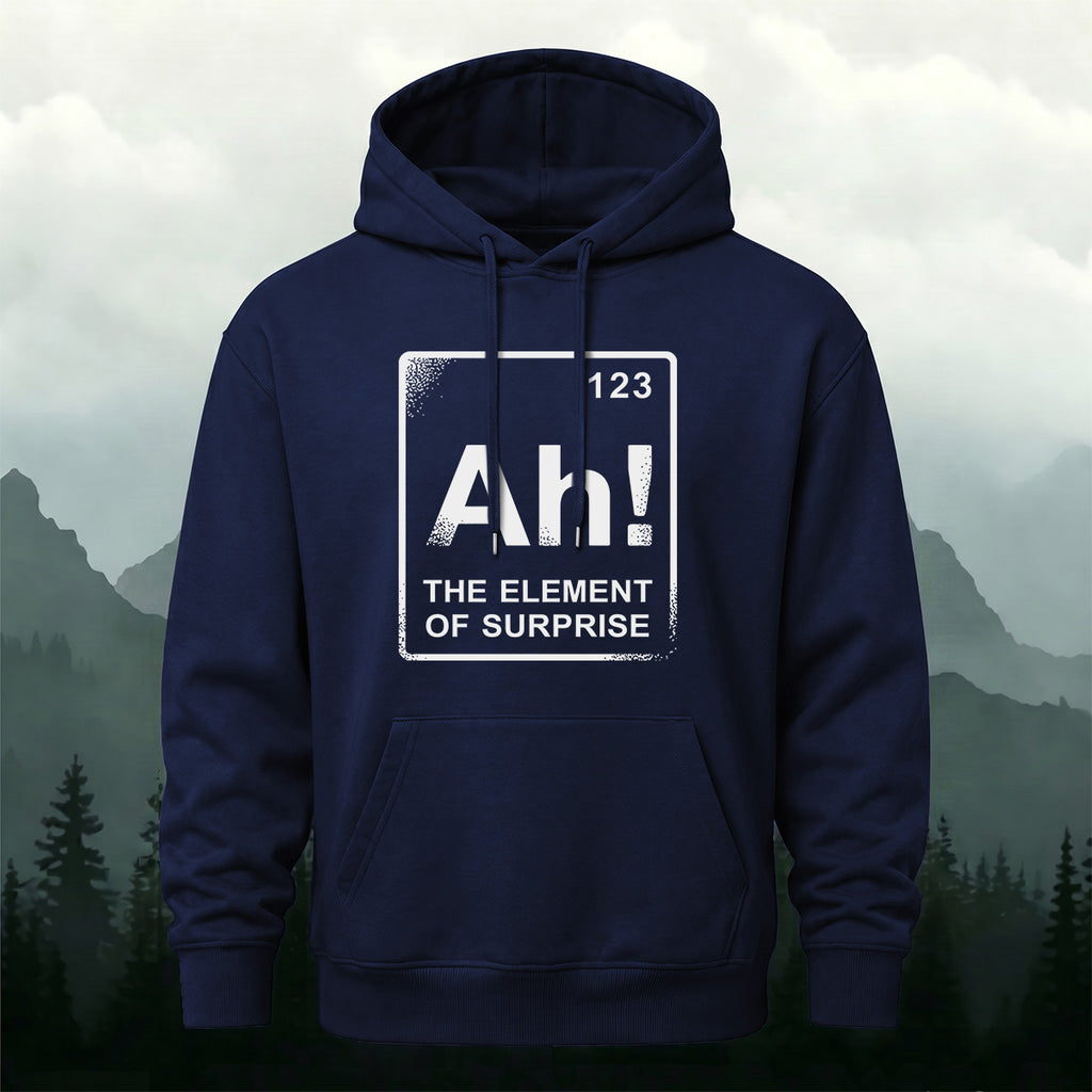 Cotton Made The Element Of Surprise Print Hoodie