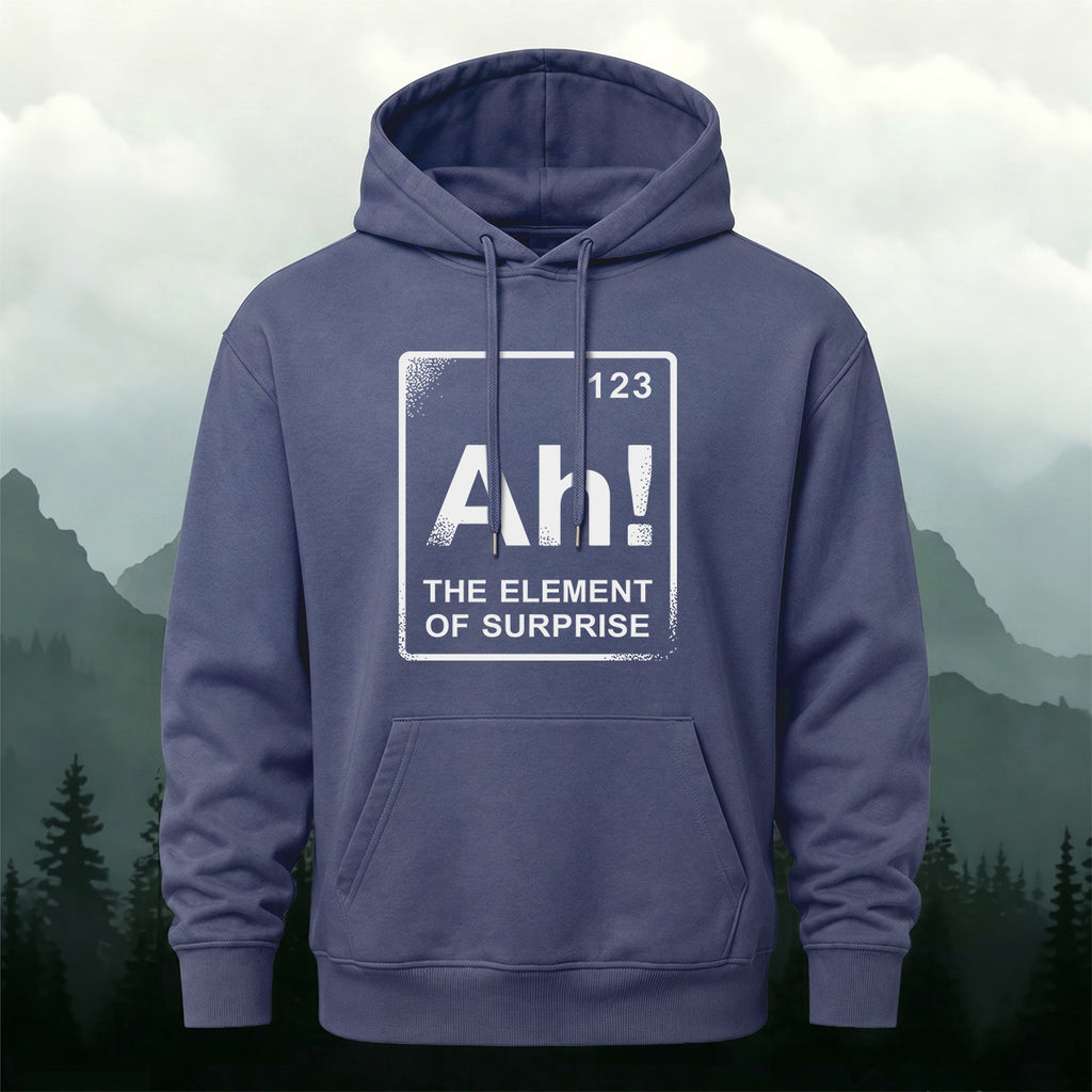 Cotton Made The Element Of Surprise Print Hoodie