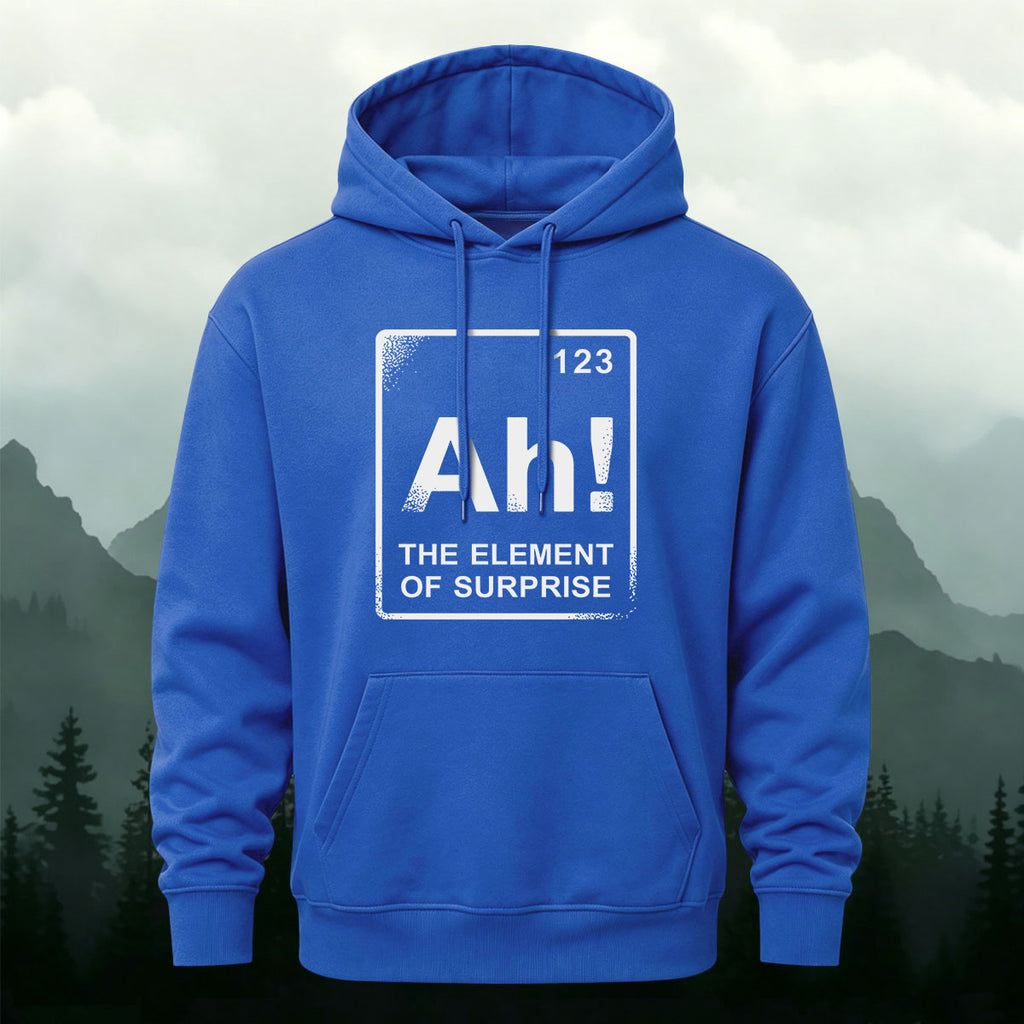 Cotton Made The Element Of Surprise Print Hoodie
