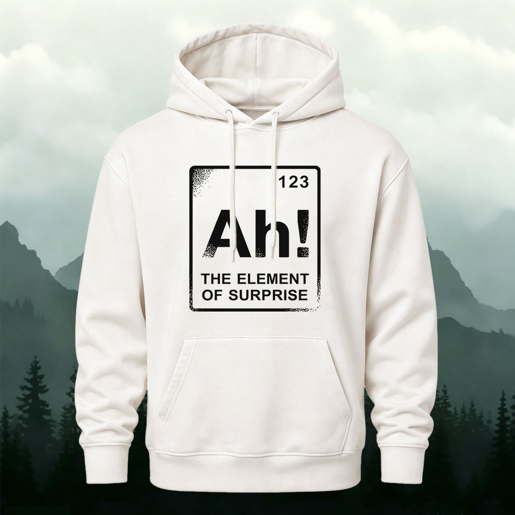 Cotton Made The Element Of Surprise Print Hoodie