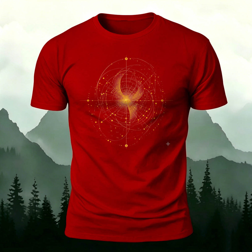 Mysticism Star Chart Casual Cotton T-Shirt