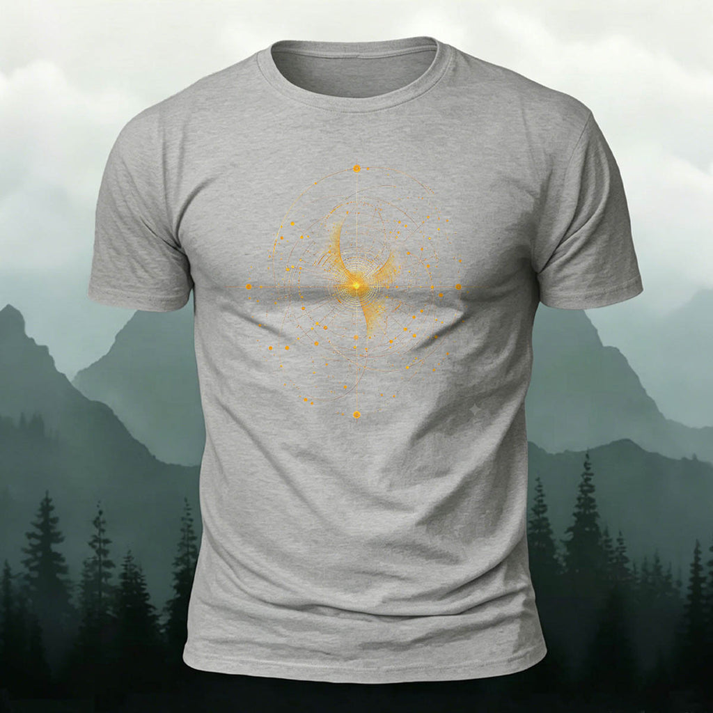 Mysticism Star Chart Casual Cotton T-Shirt