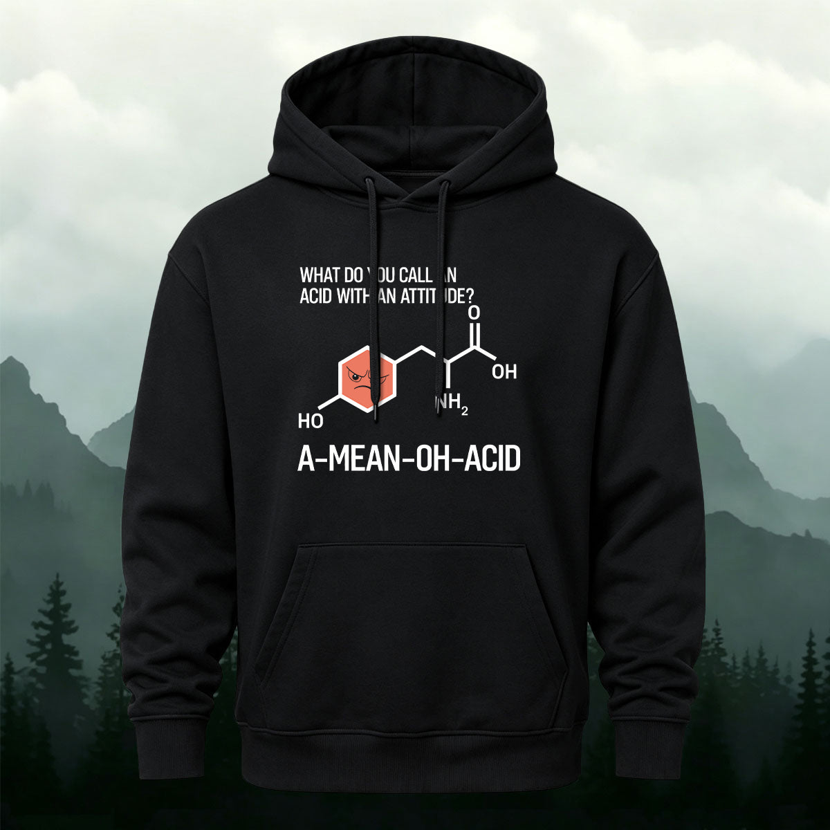 Cotton Made Humorous Science Memes Printed Hoodie