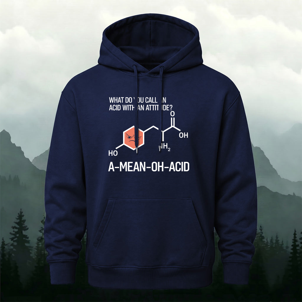 Cotton Made Humorous Science Memes Printed Hoodie
