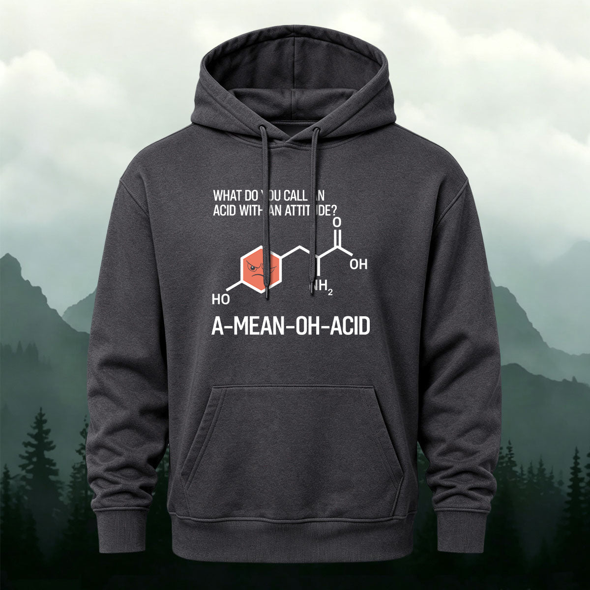 Cotton Made Humorous Science Memes Printed Hoodie