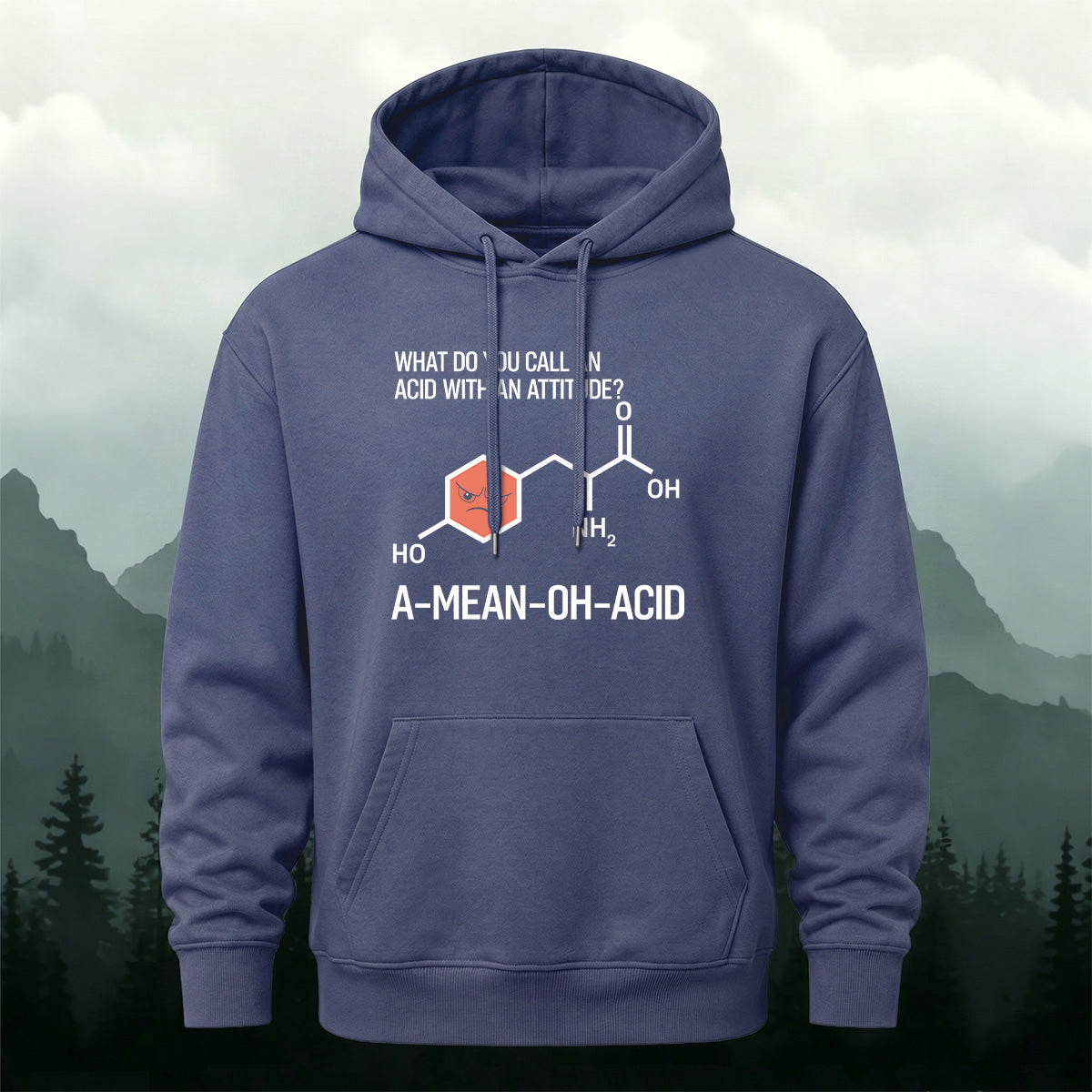 Cotton Made Humorous Science Memes Printed Hoodie