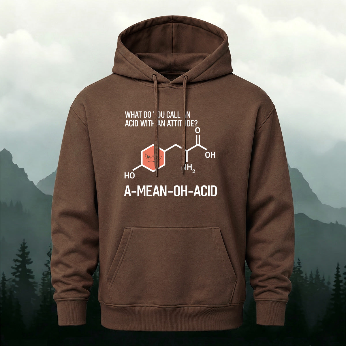 Cotton Made Humorous Science Memes Printed Hoodie